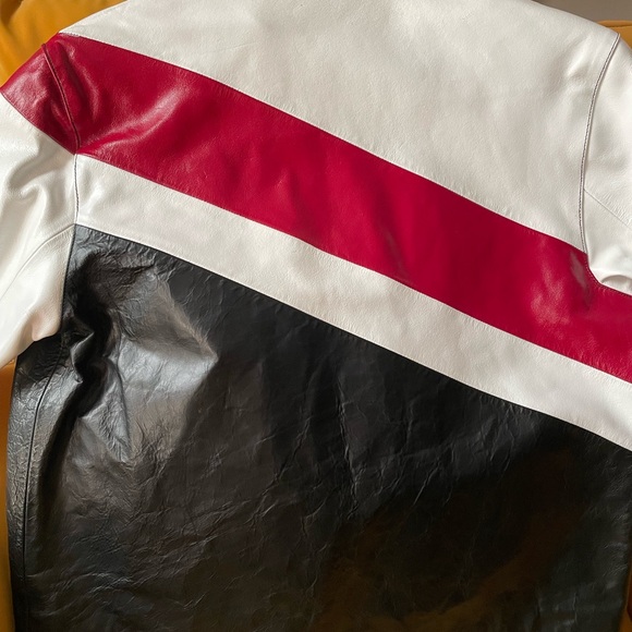 Wilson’s Vintage Leather Maxima Moto Sports Jacket - Picture 5 of 6